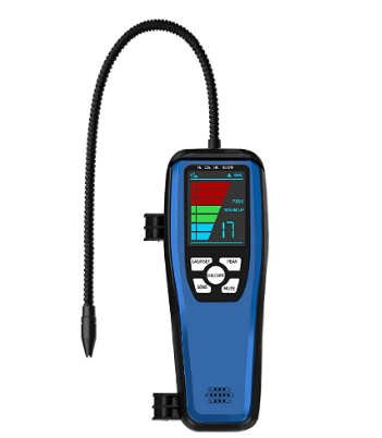 ILD-300 High Sensitivity Advanced Refrigerant Leak Detector Halogen Tester with Flexible Probe 10 Years' Sensor Life for HVAC Rechargeable CFCs HCFCs HFCs HFO